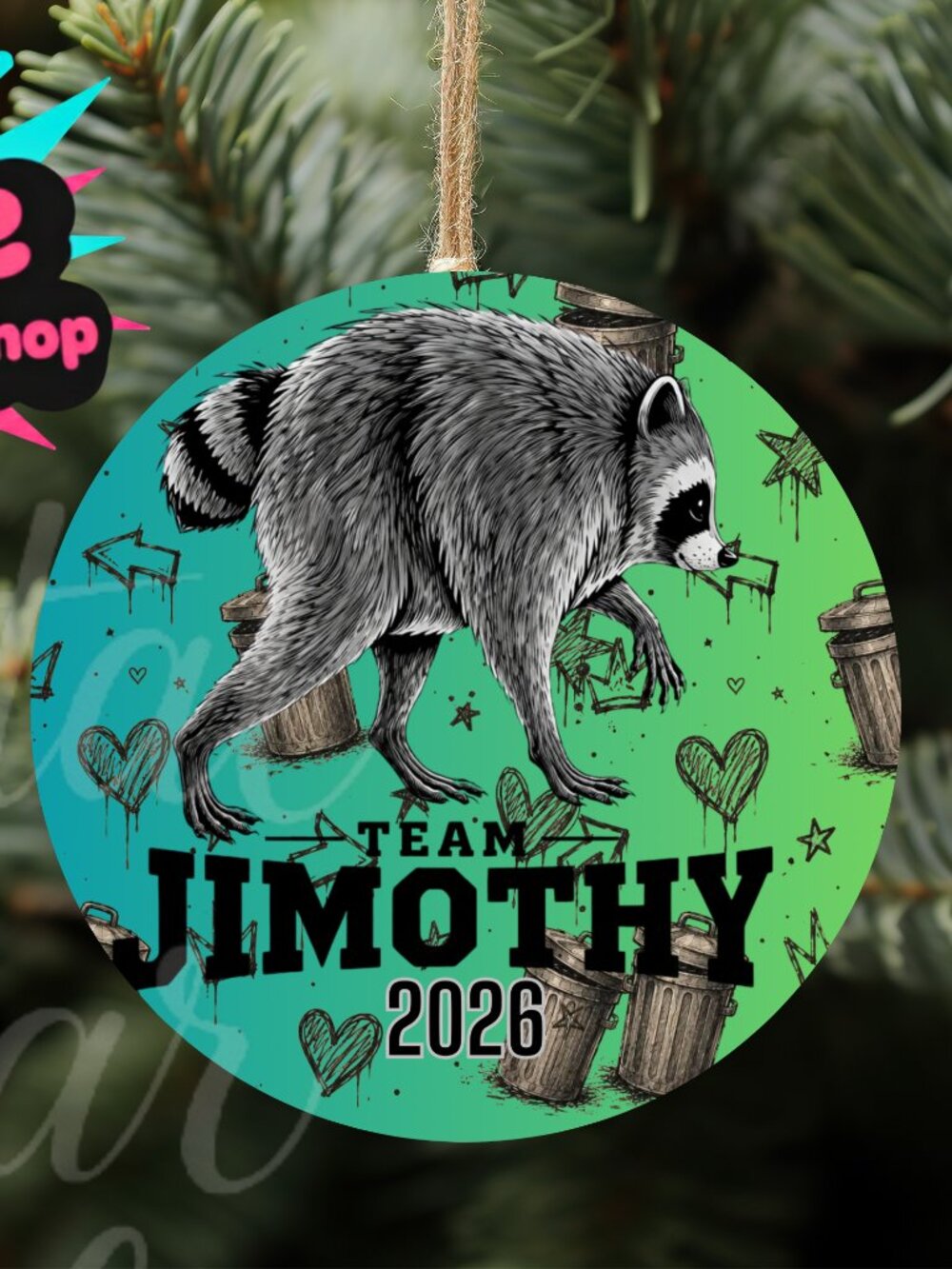 Jimothy 3" Wood Ornament